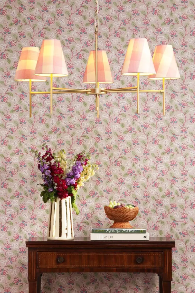 Aix 5 Light Brushed Brass Pendant Fitting Only