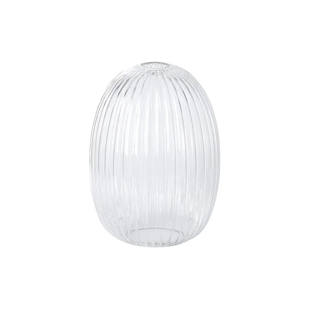 Meel 20cm Almond Clear Glass Shade