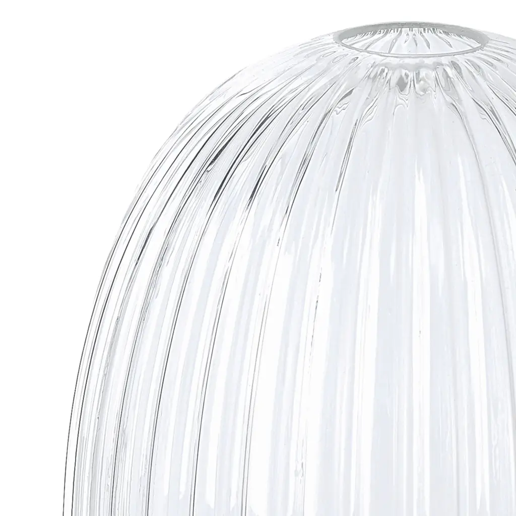 Meel 20cm Almond Clear Glass Shade