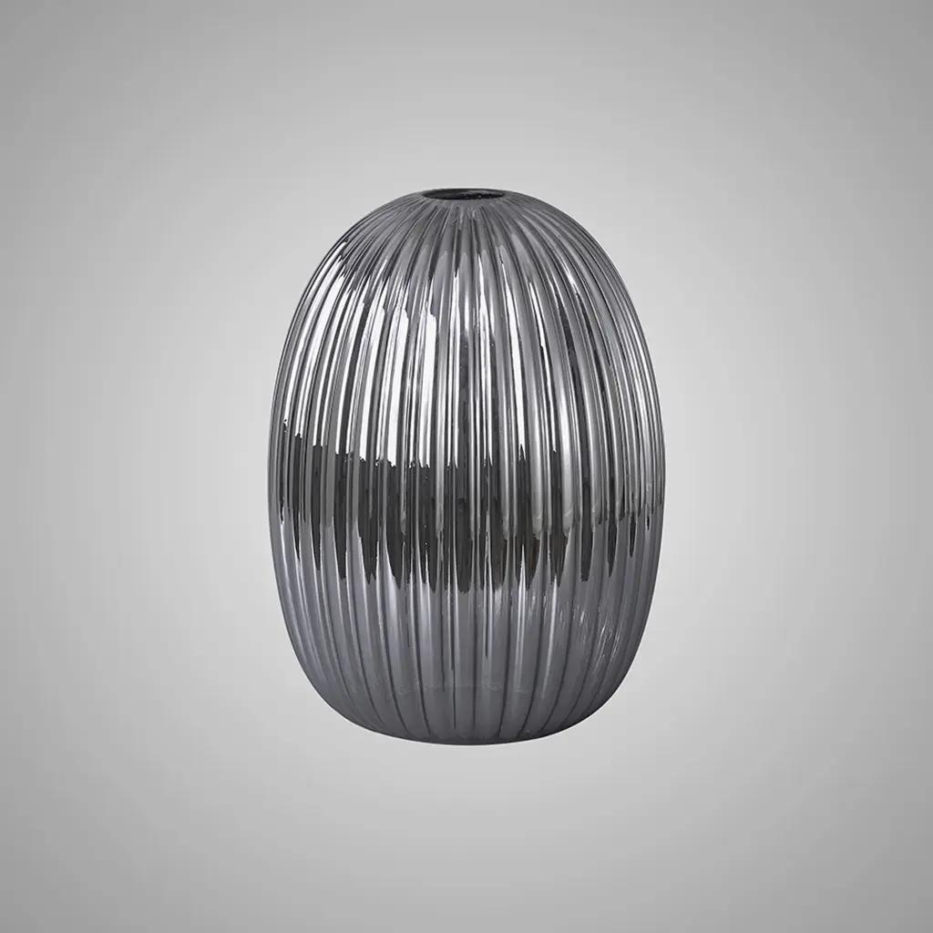 Meel 20cm Almond Smoked Glass Shade