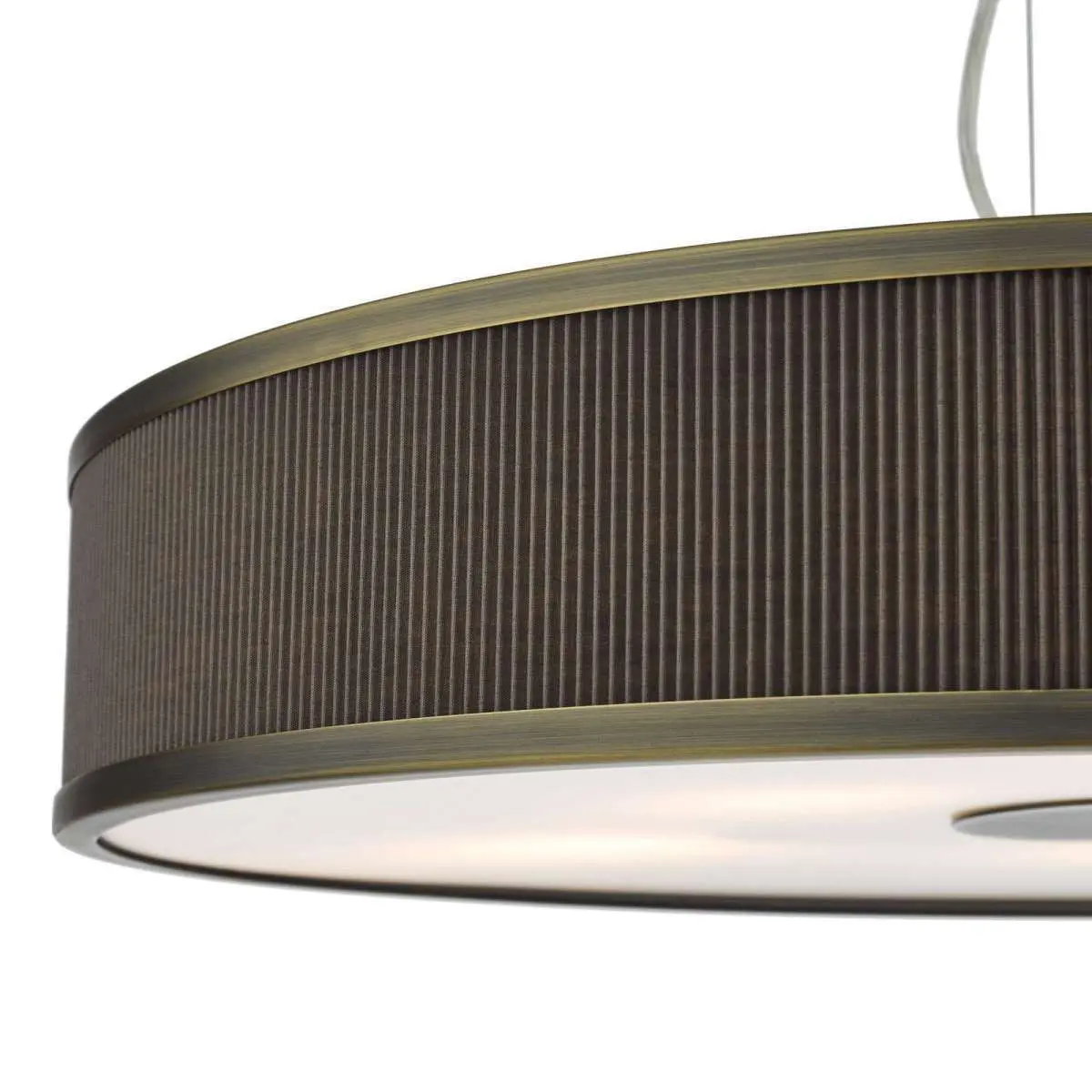 Alvaro 6 Light Pendant in Antique Bronze C/W Mushroom Detail