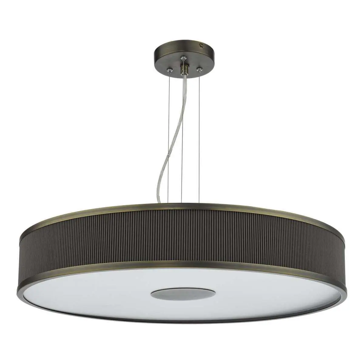 Alvaro 6 Light Pendant in Antique Bronze C/W Mushroom Detail