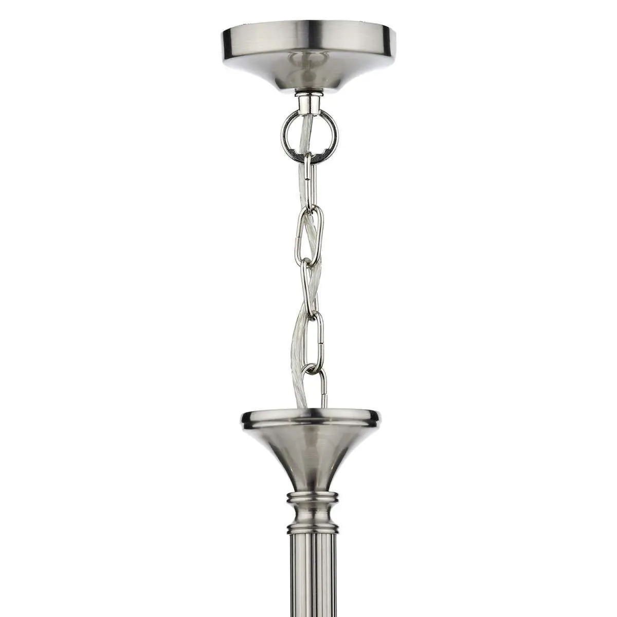 Ambassador 5 Light Dual Mount Pendant Satin Chrome