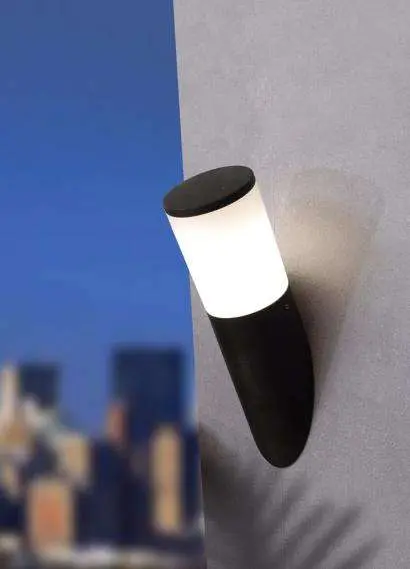 Amelia Black Opal LED 6W Angled Wall Light