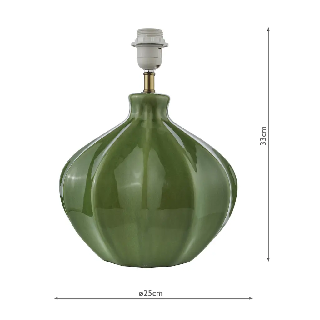 Amrita Green Base Only Table Lamp