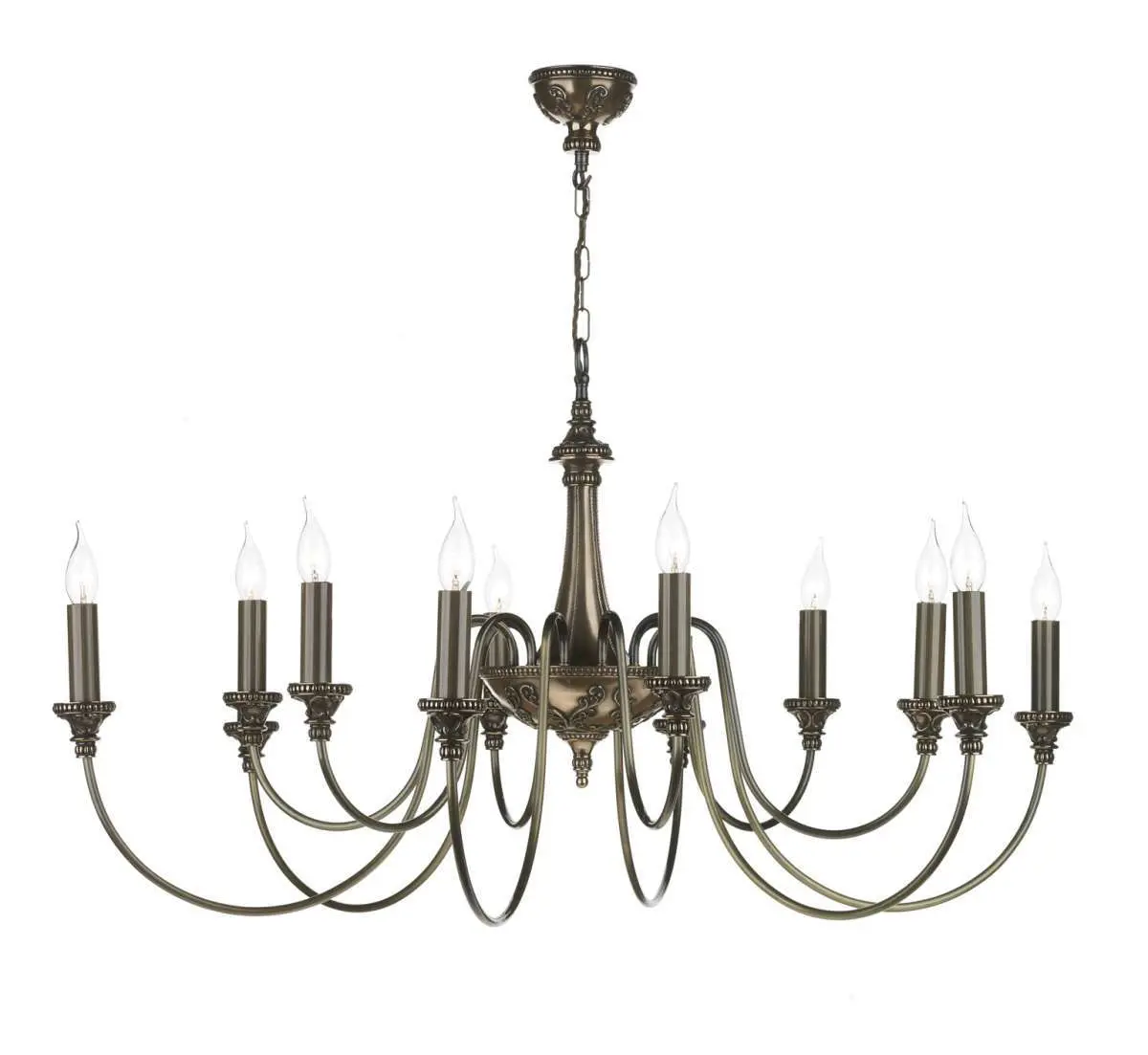 Bailey 12-Light Rich Bronze Fitting