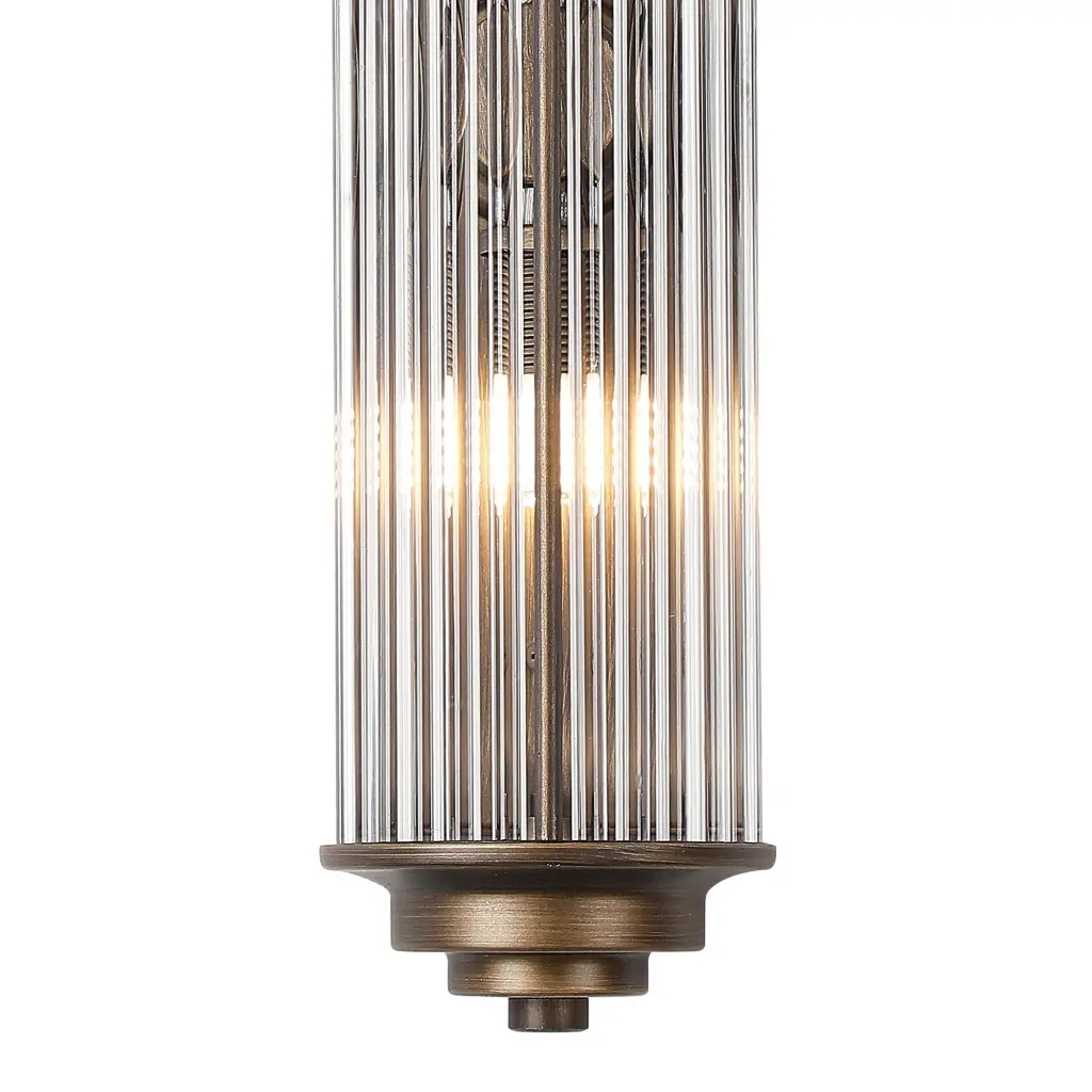 Appeal Small Flush Wall Light in Bronze IP44