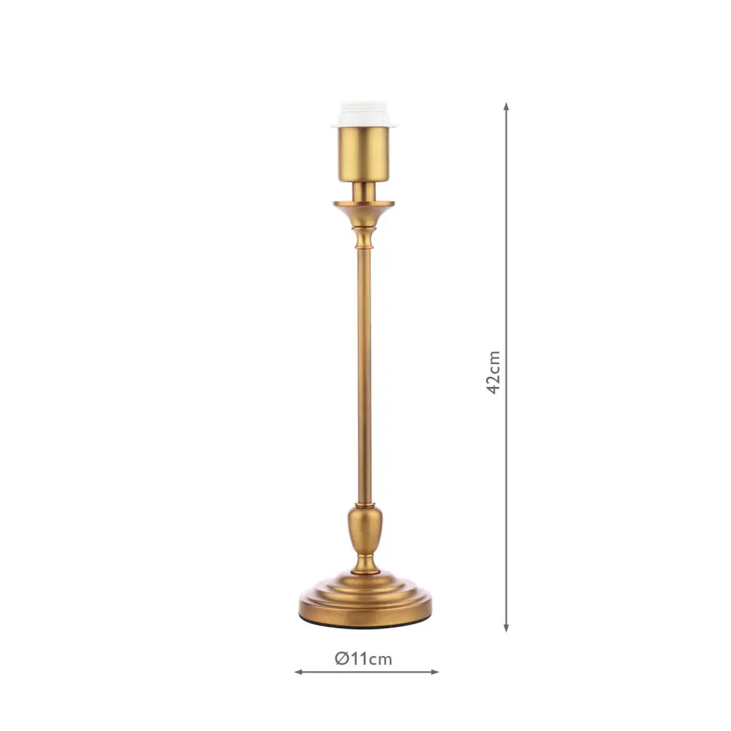Belsay Hall Base Only Bronze Table Lamp