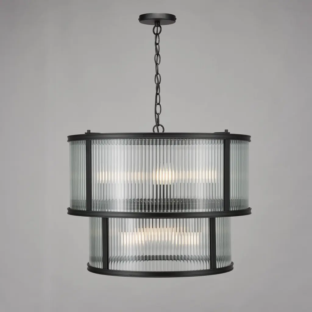 Bianka 6 Light Pendant in Matt Black