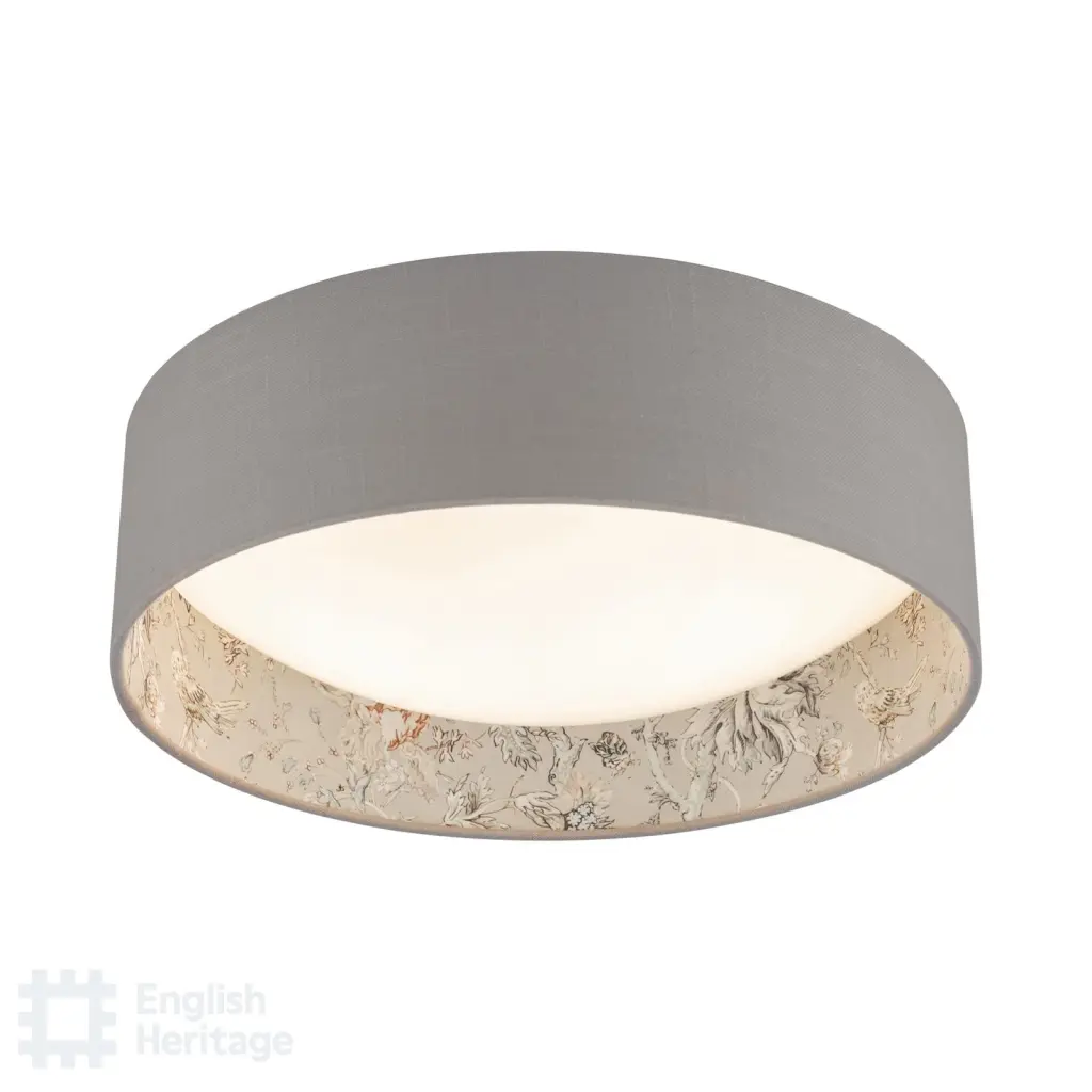 Birch Flush Fitting with Taupe Shade