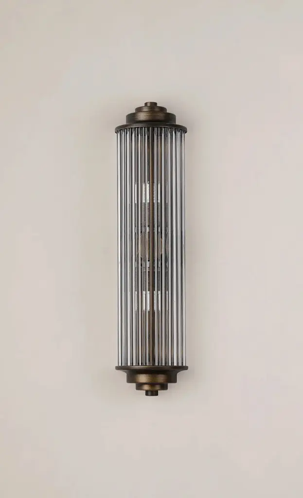 Appeal Small Flush Wall Light in Bronze IP44