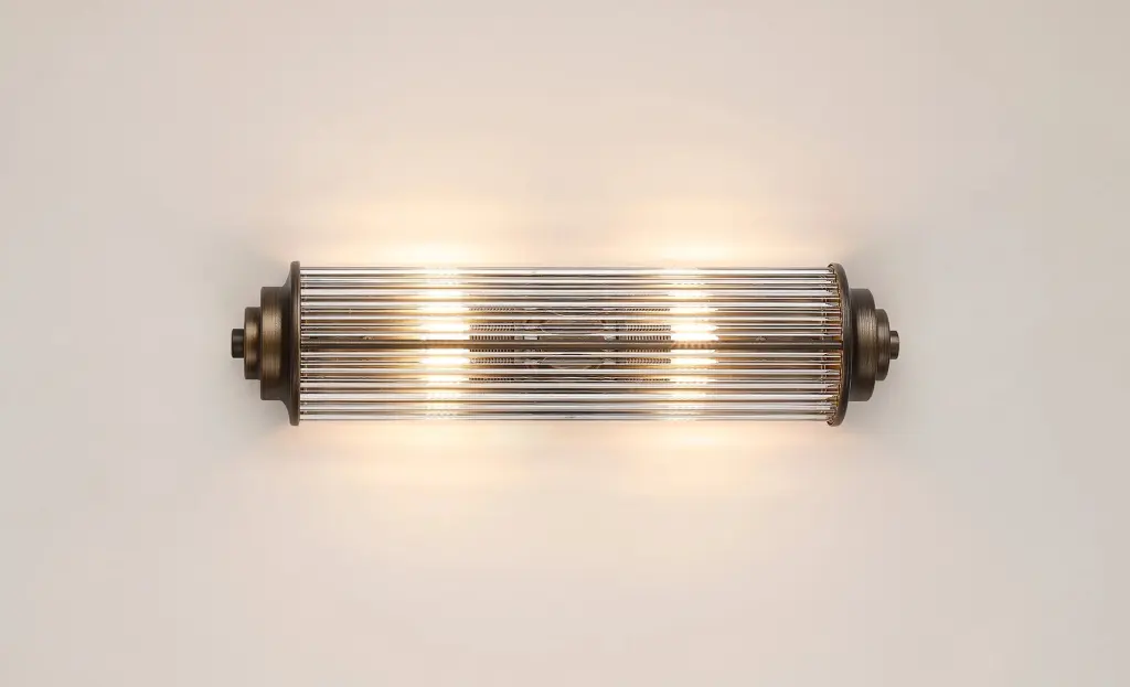 Appeal Small Flush Wall Light in Bronze IP44