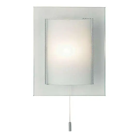 Cabot 1 Light Frosted Glass Wall Bracket