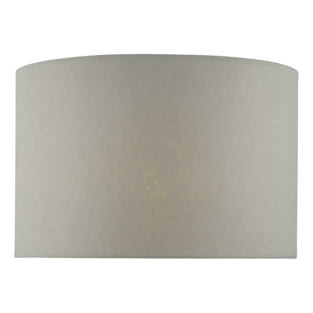 Cassandra Grey Cotton Drum Shade 40cm