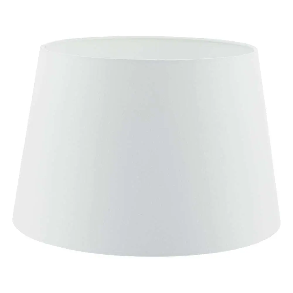 Cezanne French Drum 45cm White Faux Silk Tapered Drum