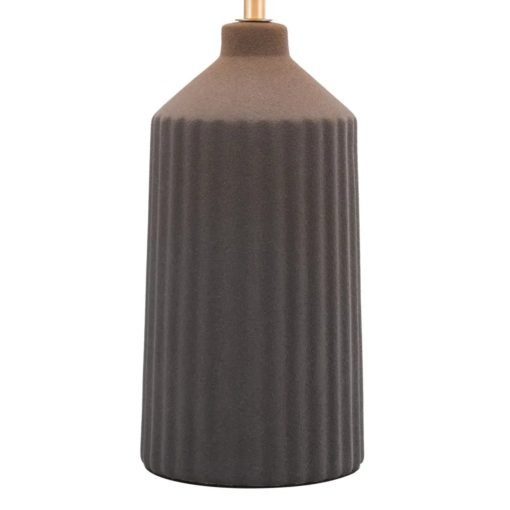 Chloris Large Grey Table Lamp C/W Shade