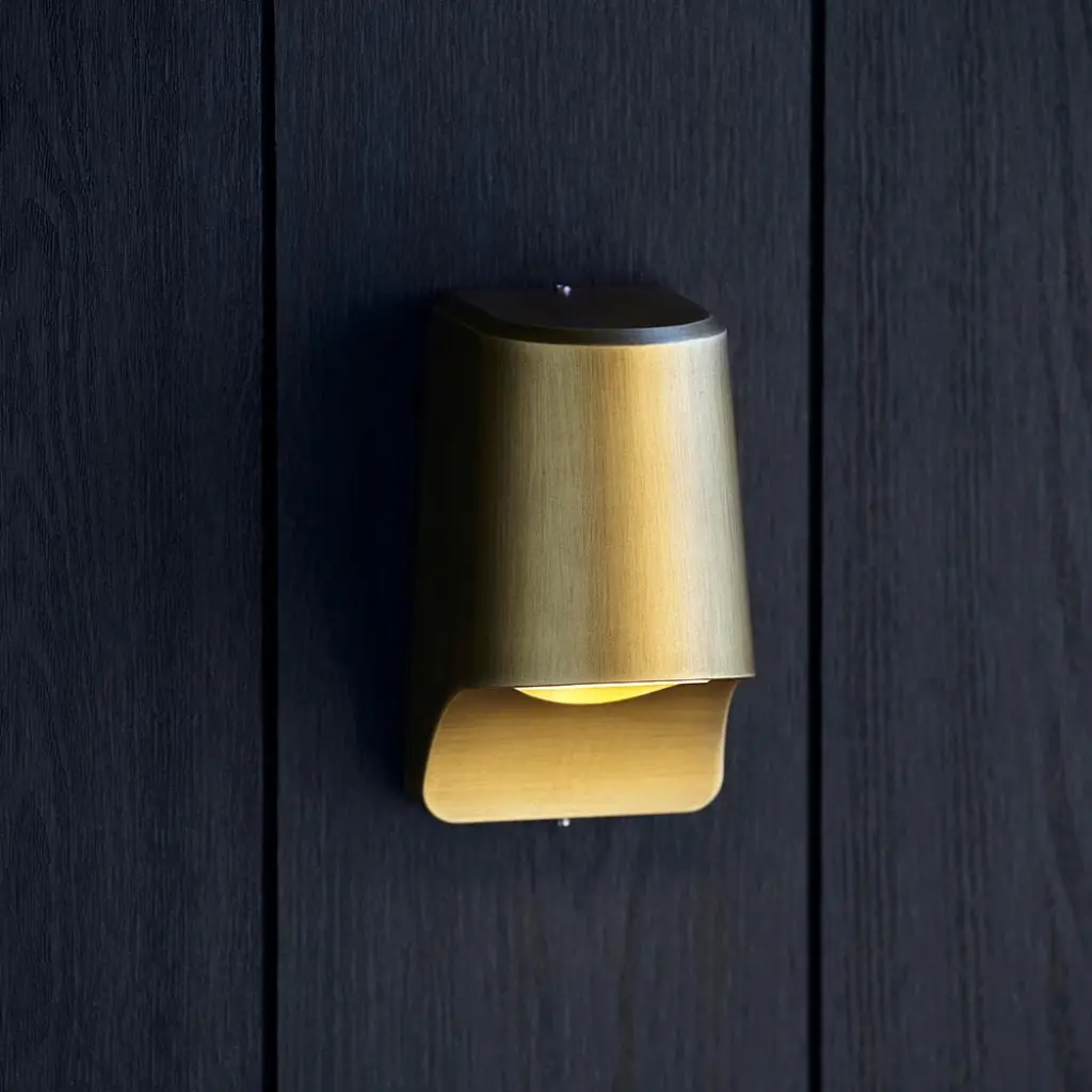 Tommy Brushed Gold LED Wall Light IP44