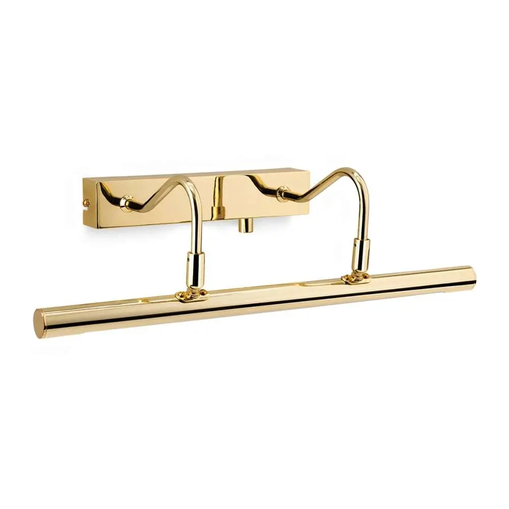 Dimmable LED Picture Light in Polished Brass