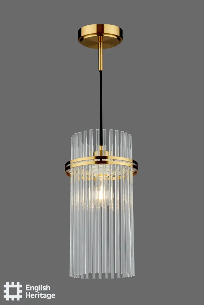 Eltham Antique Gold Single Pendant