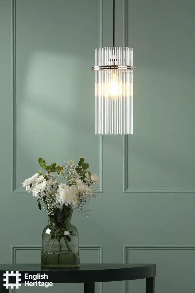 Eltham Polished Nickel Single Pendant