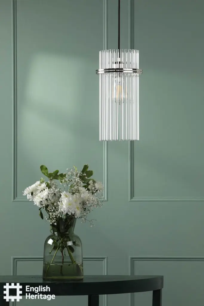 Eltham Polished Nickel Single Pendant