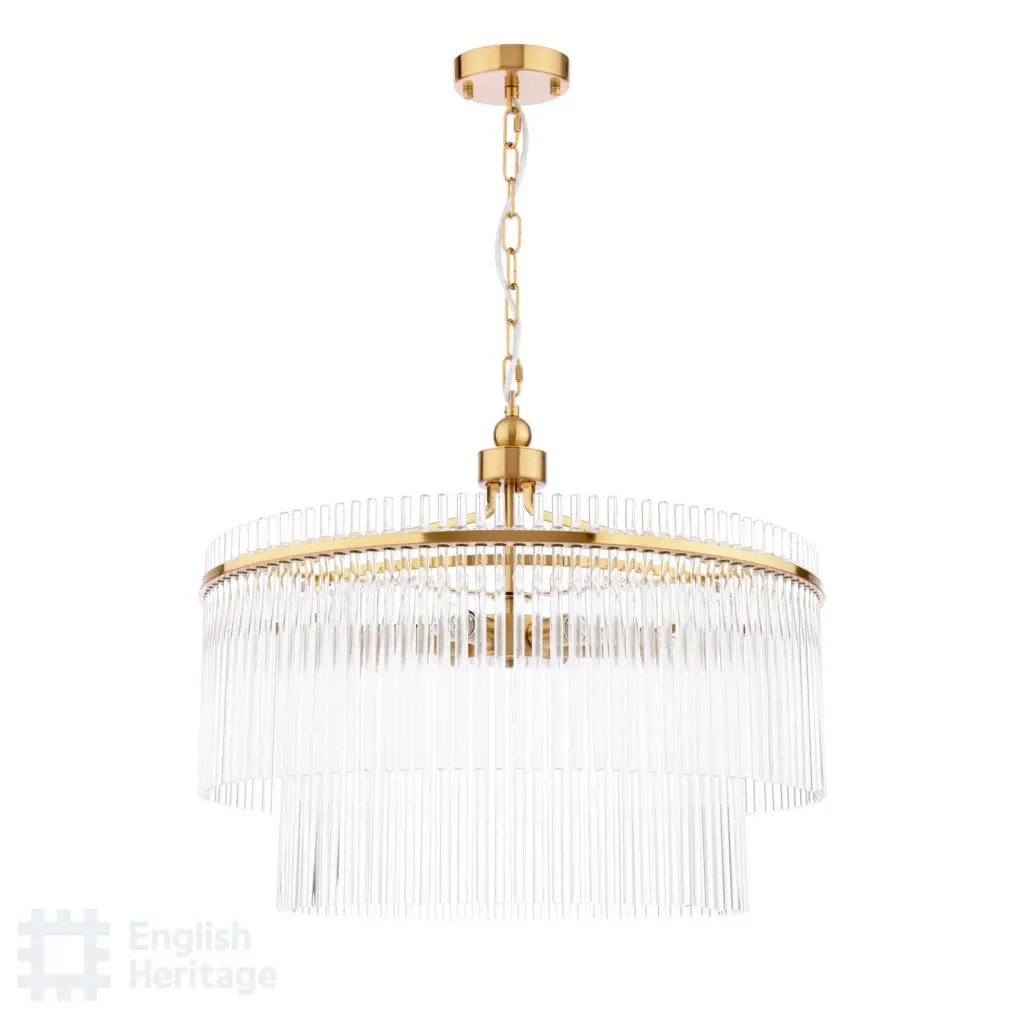 Eltham 6 Light Antique Gold Pendant