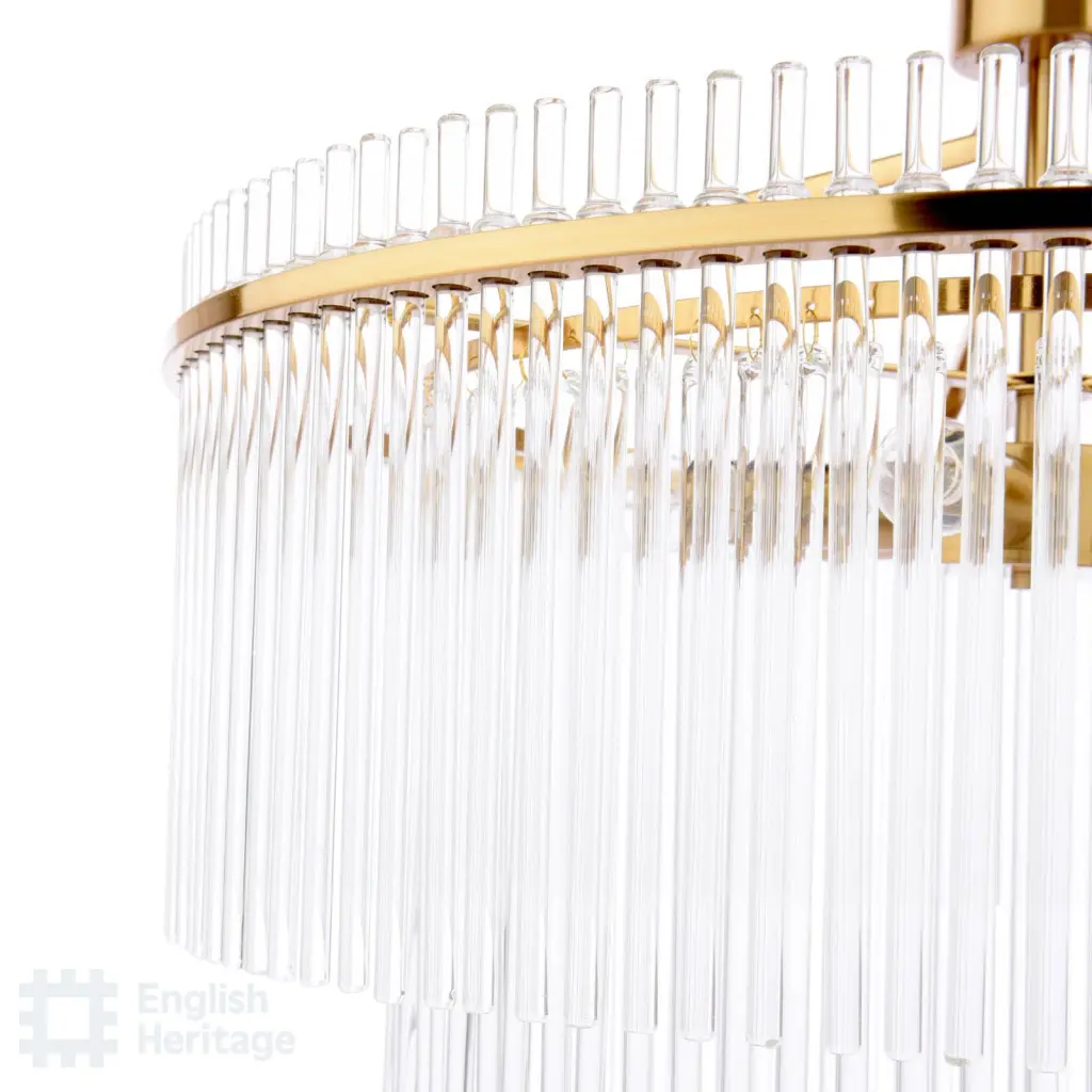 Eltham 6 Light Antique Gold Pendant