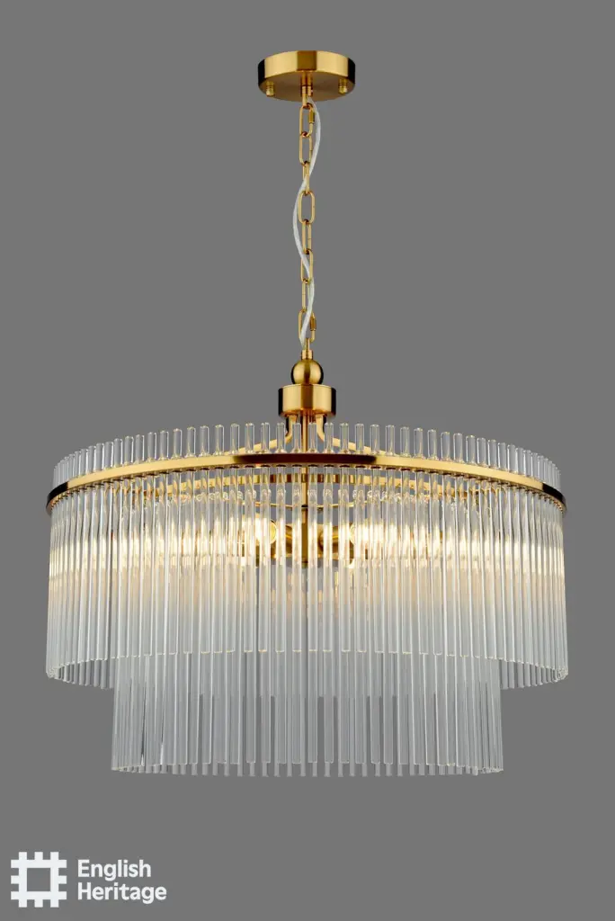 Eltham 6 Light Antique Gold Pendant