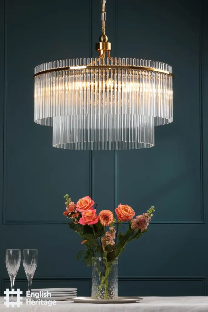 Eltham 6 Light Antique Gold Pendant