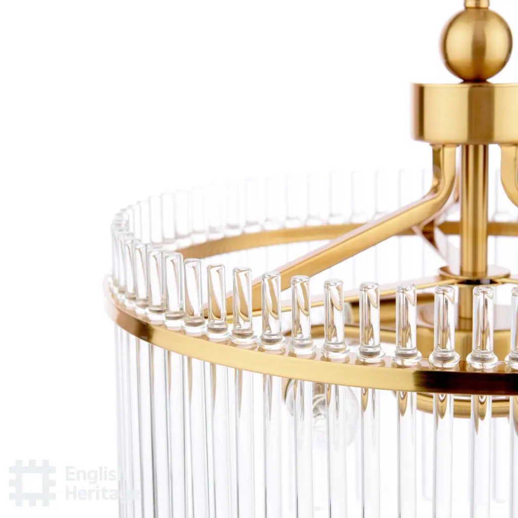 Eltham 4 Light Antique Gold Pendant