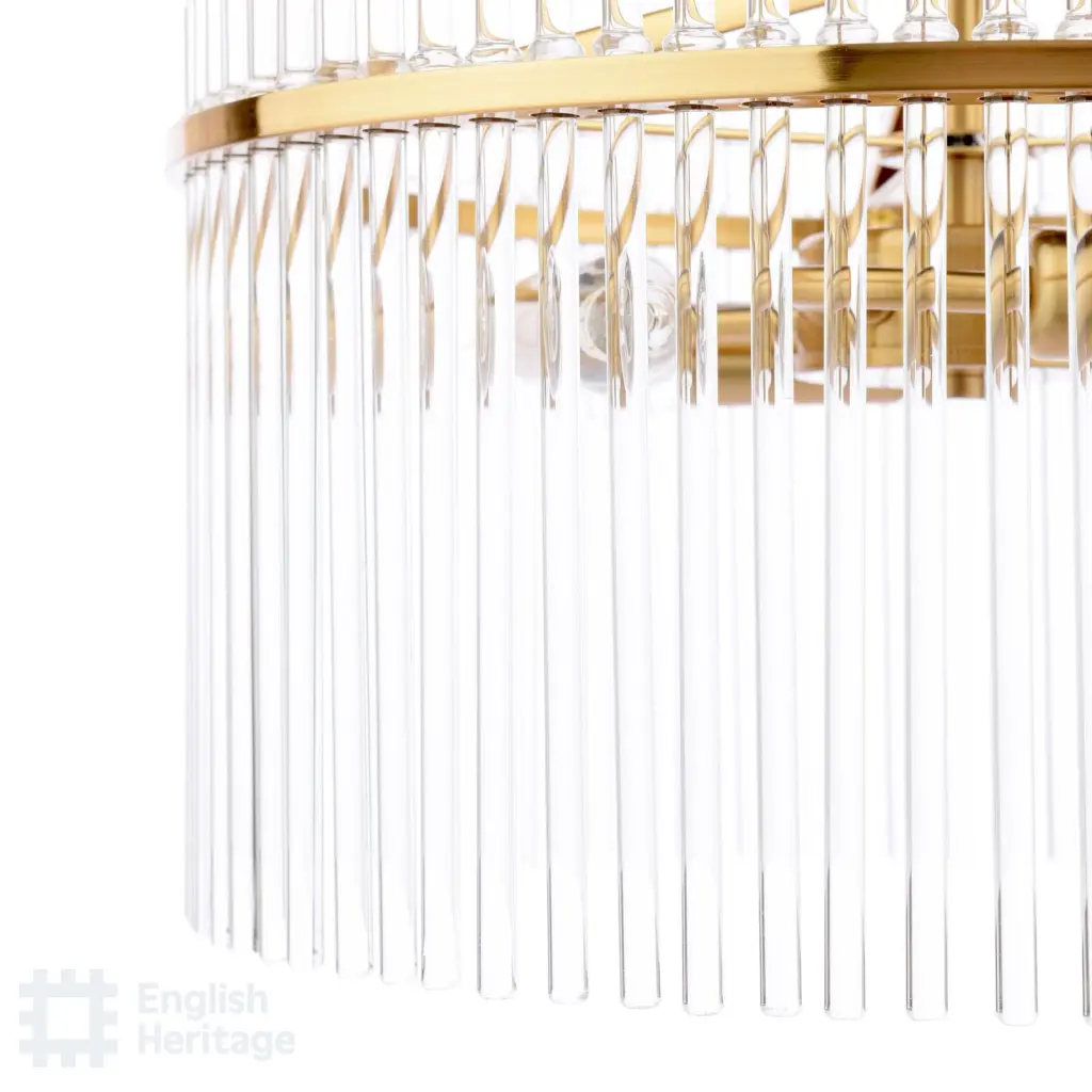 Eltham 4 Light Antique Gold Pendant