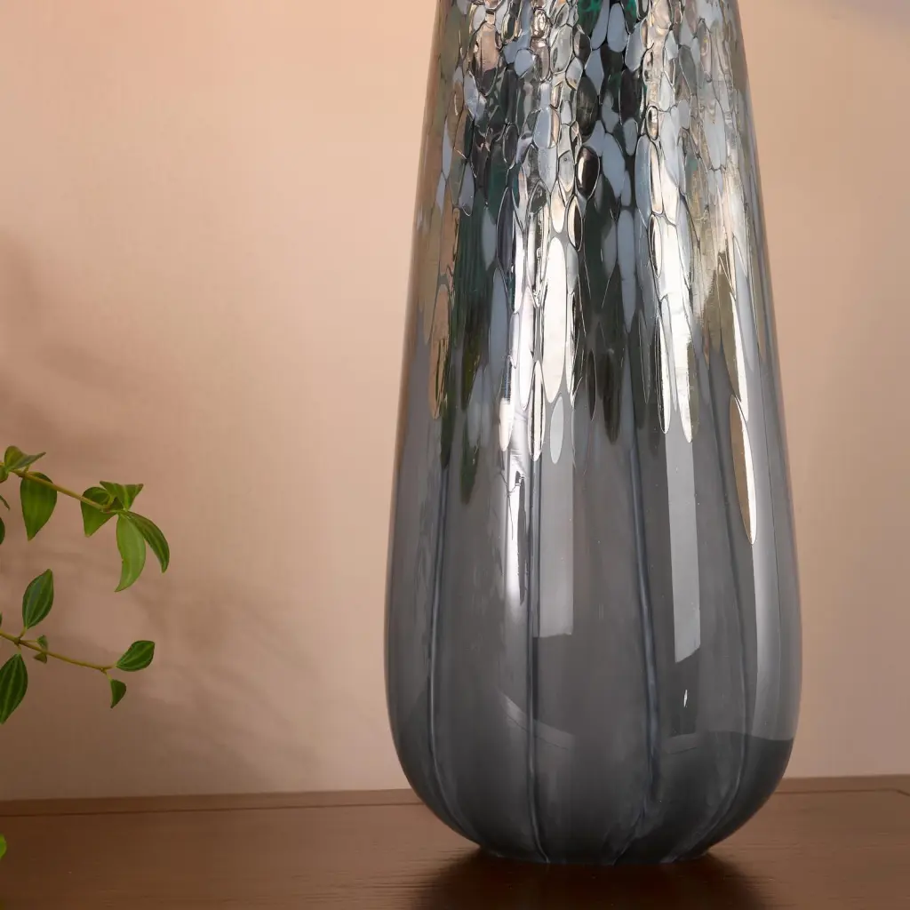 Erdis Blue Art Table Lamp Base Only