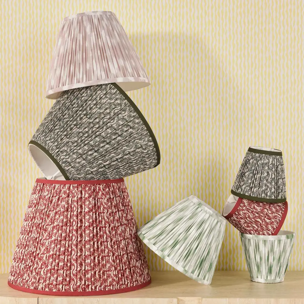 Esther Green 250mm Cotton Empire Shade