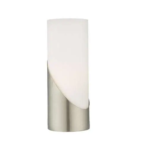 Faris Table Lamp Touch Satin Nickel