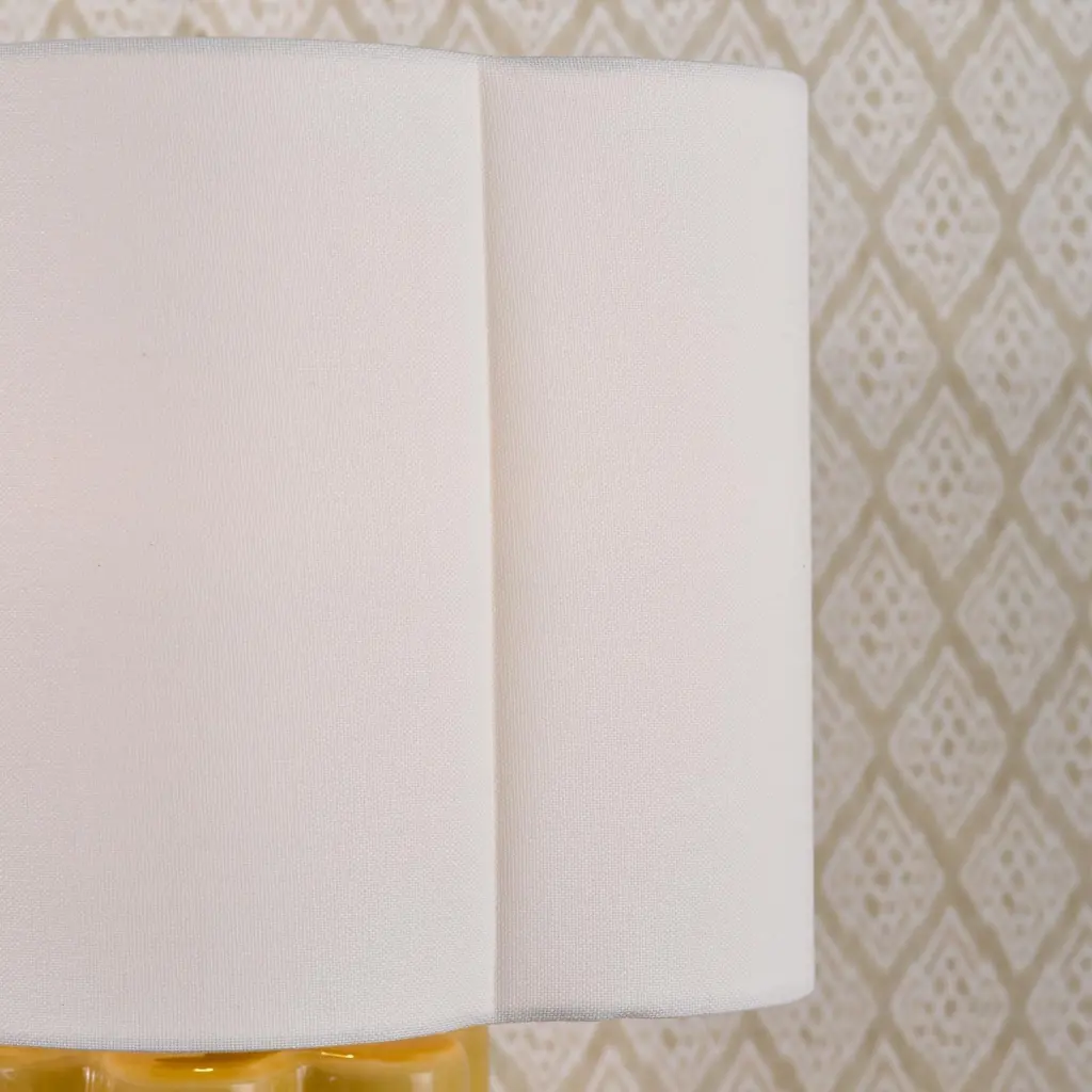 Fiyan Yellow Table Lamp C/W Shade