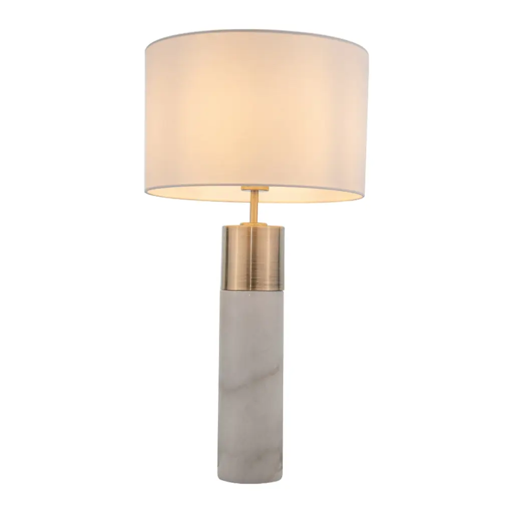 Freya Antique Brass Table Lamp C/W Shade
