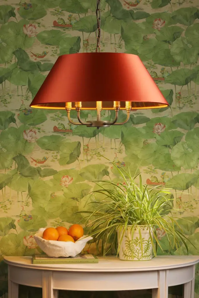 Gothenburg Brass Pendant with Bespoke Shade
