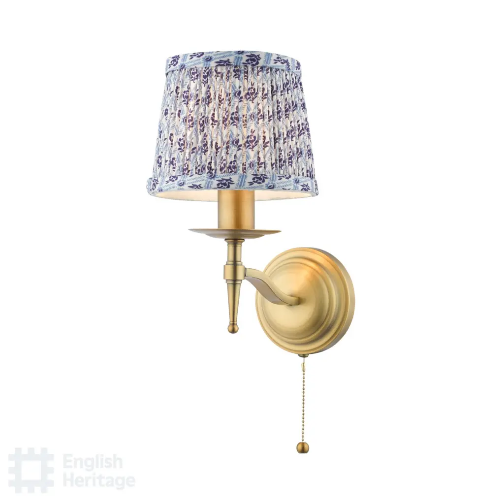 St John Blue 14cm Cotton Empire Shade