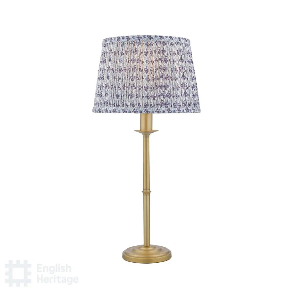 St John Blue 25cm Cotton Empire Shade