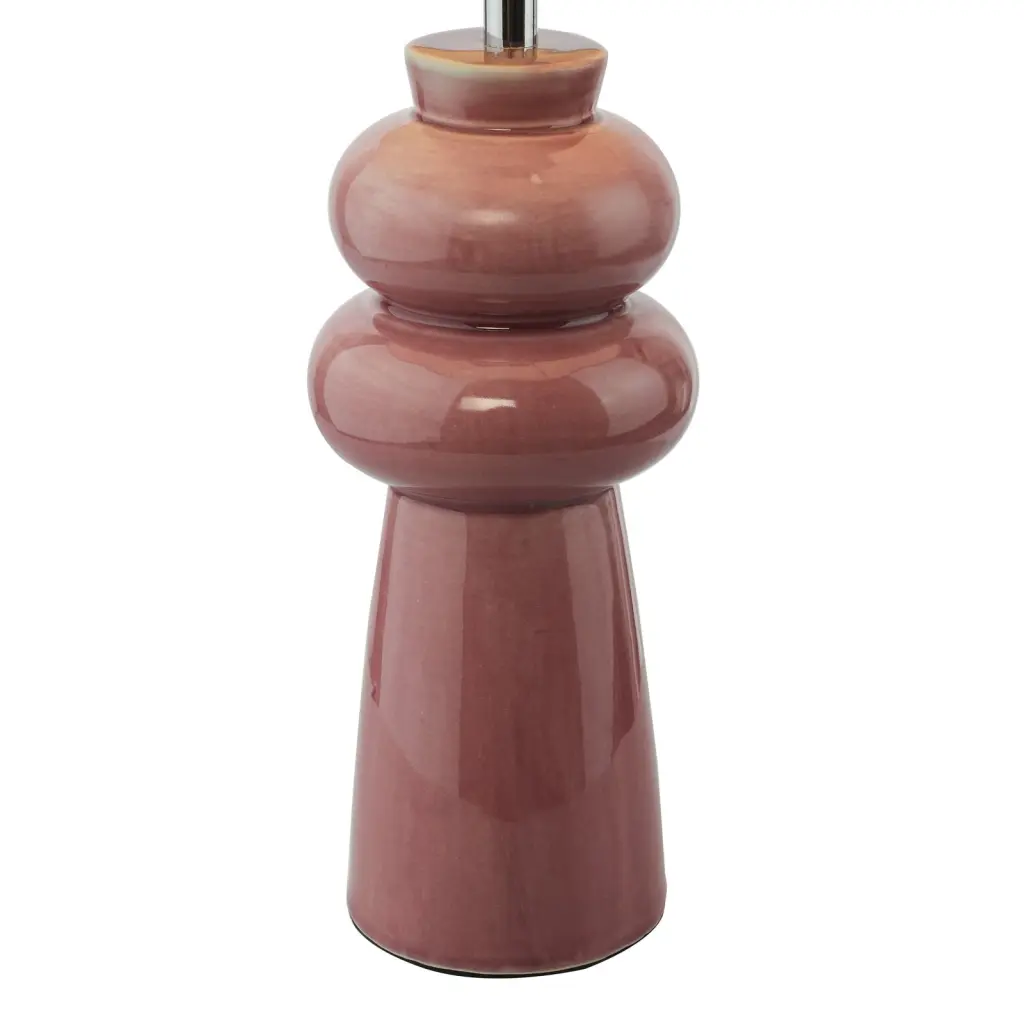 Jordana Pink Table Lamp C/W Shade