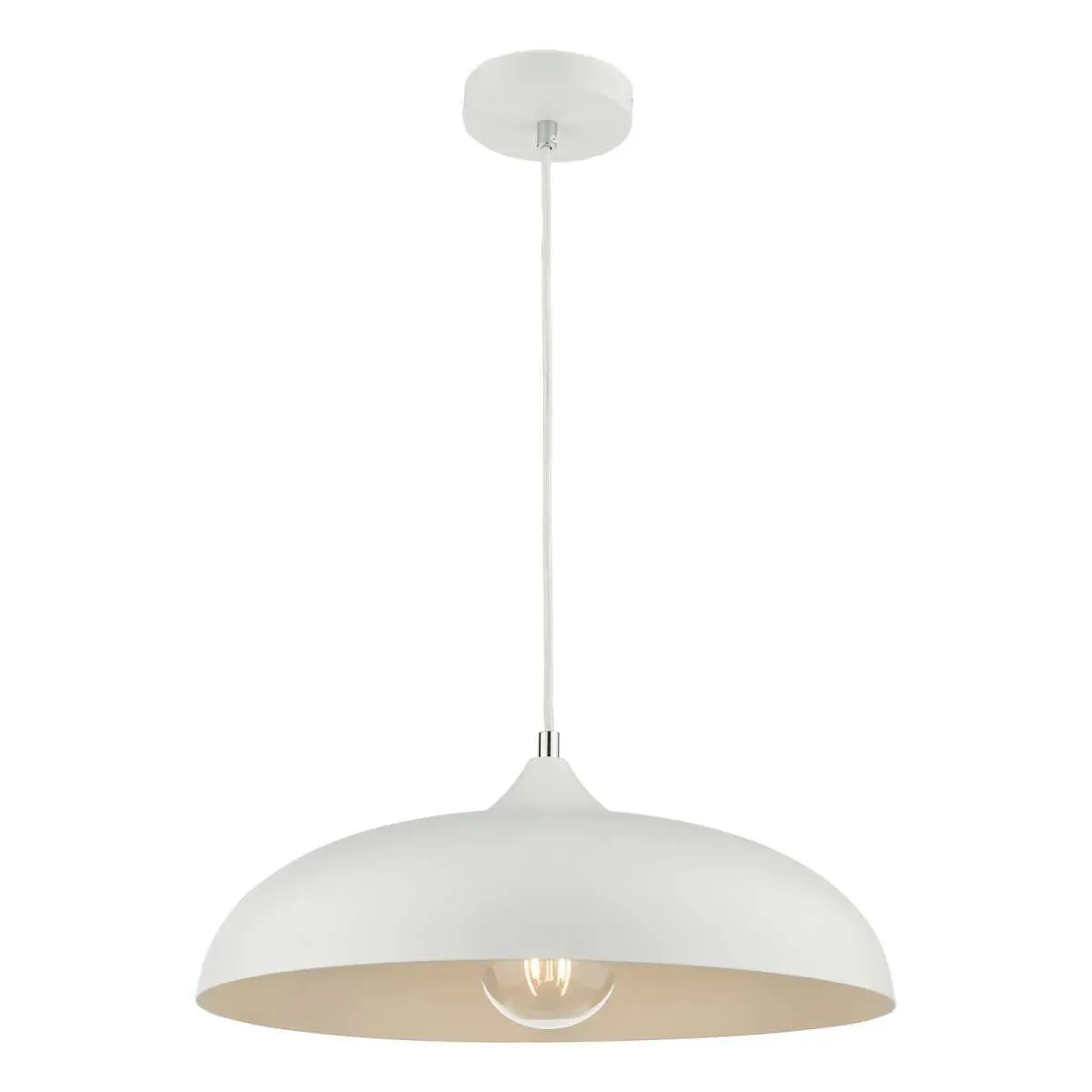 Kaelan 1 Light Pendant White