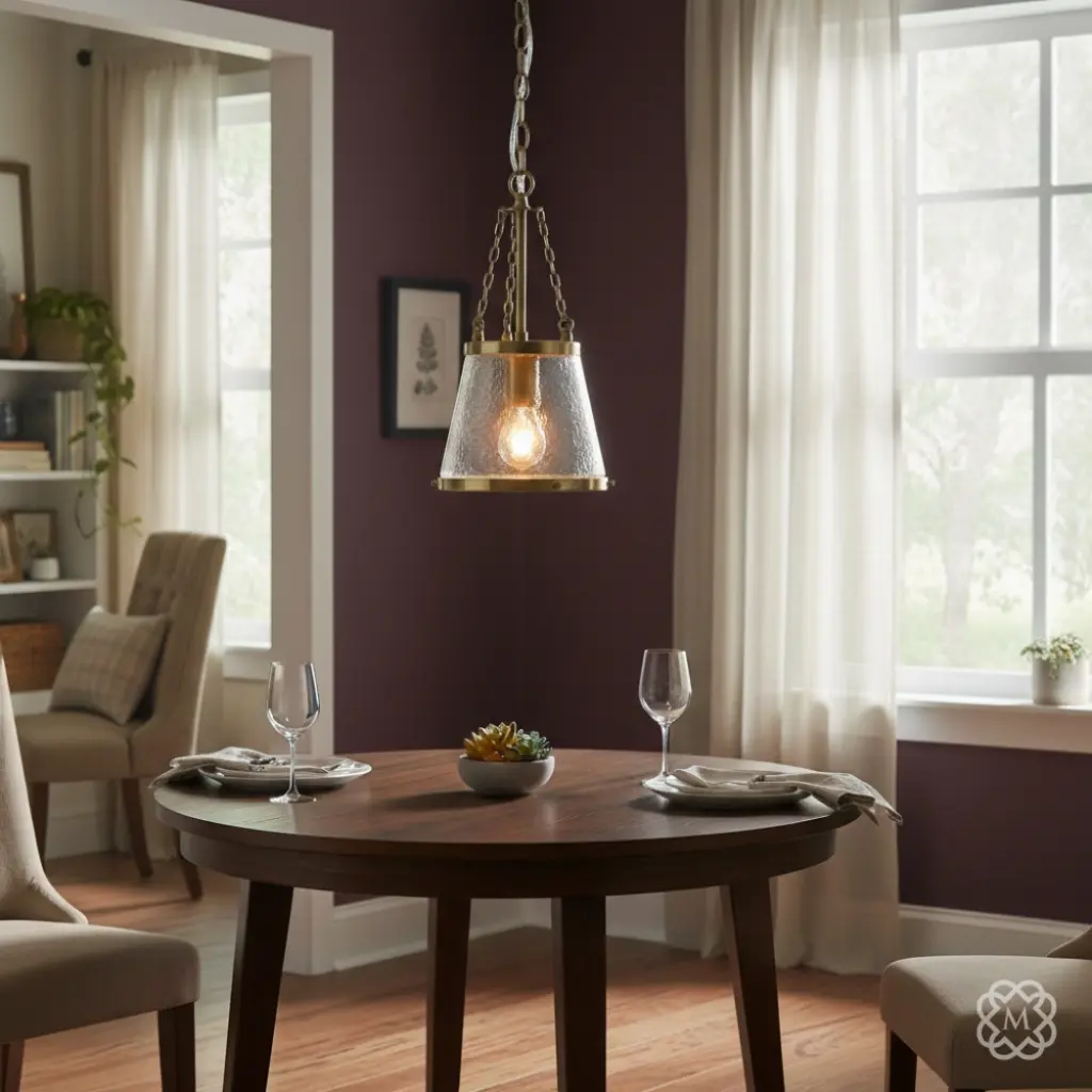Kimi Tapered Brass Pendant