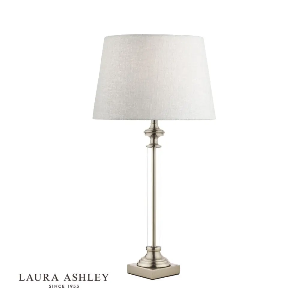 Winston Table Lamp Antique Chrome & Glass Base Only