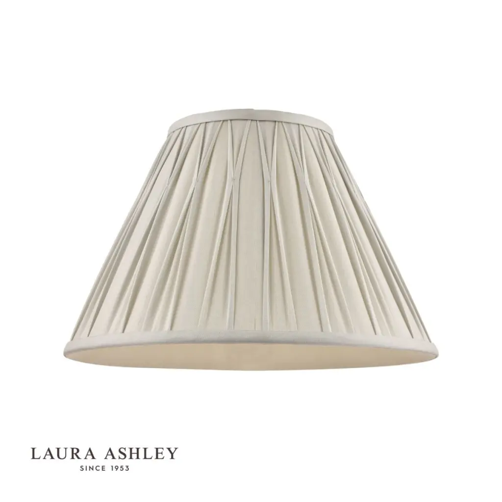 Fenn Silk Drum Shade in Silver 350mm/ 14 Inch