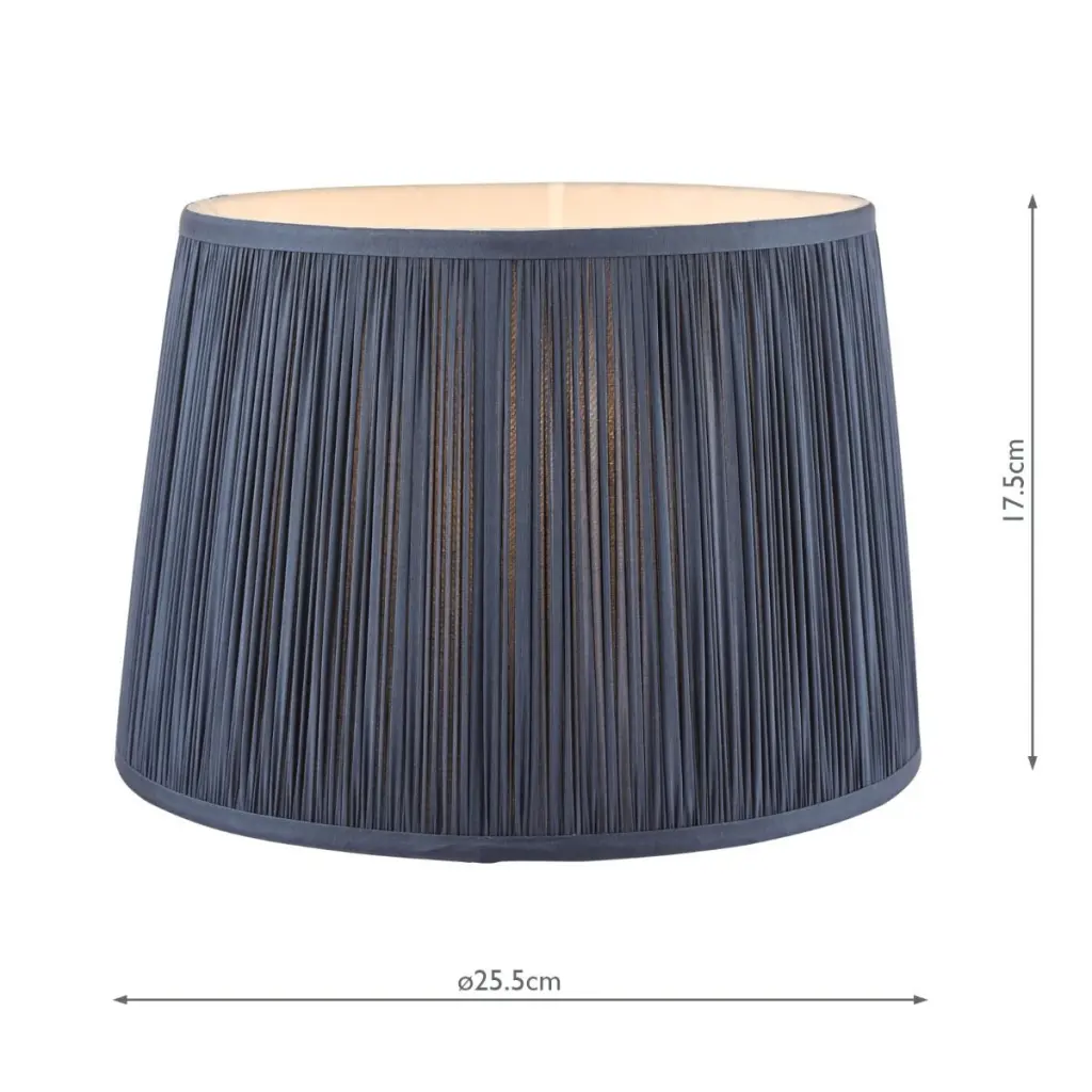 Hemsley Silk Empire Midnight Blue 25cm/10 Inch Shade