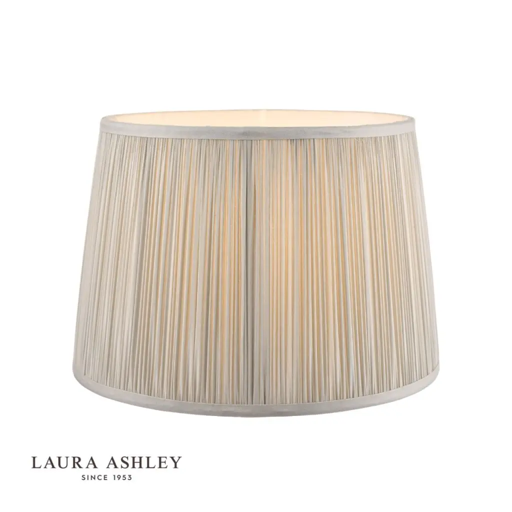 Hemsley Silk Silver Shade 250mm/10 inch