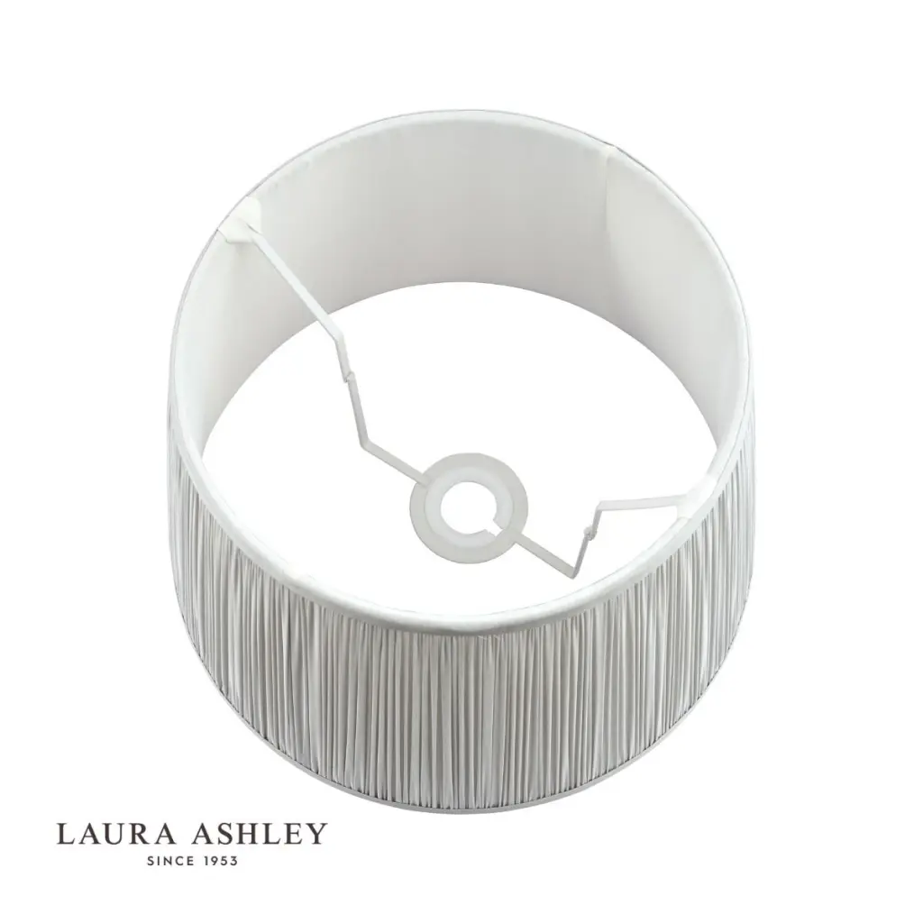 Hemsley Silk Silver Shade 250mm/10 inch