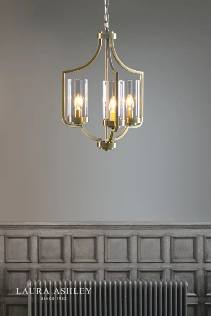 Joseph Antique Brass 3 Light Chandelier