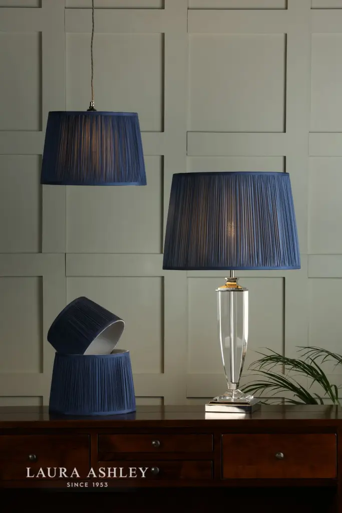 Hemsley Silk Empire Midnight Blue 40cm/16 Inch Shade