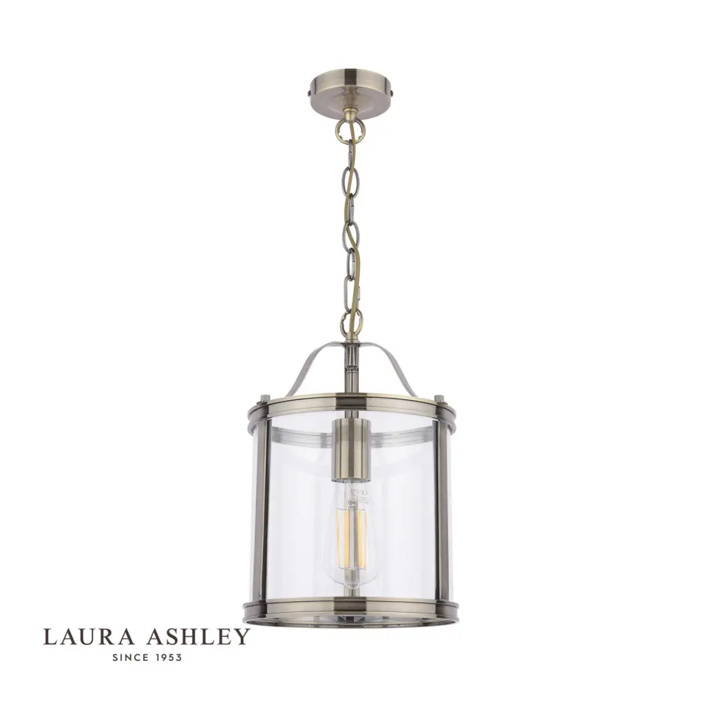 Harrington 1 Light Antique Brass Pendant